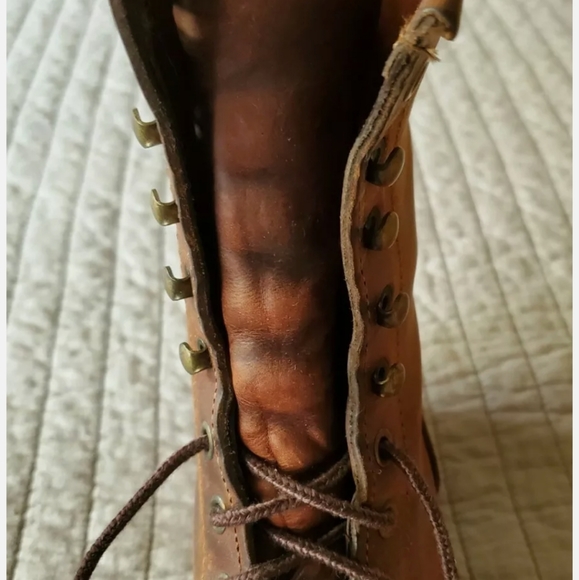 Durango Rust Lace Up Brown Leather Boot $140 - Picture 11 of 12
